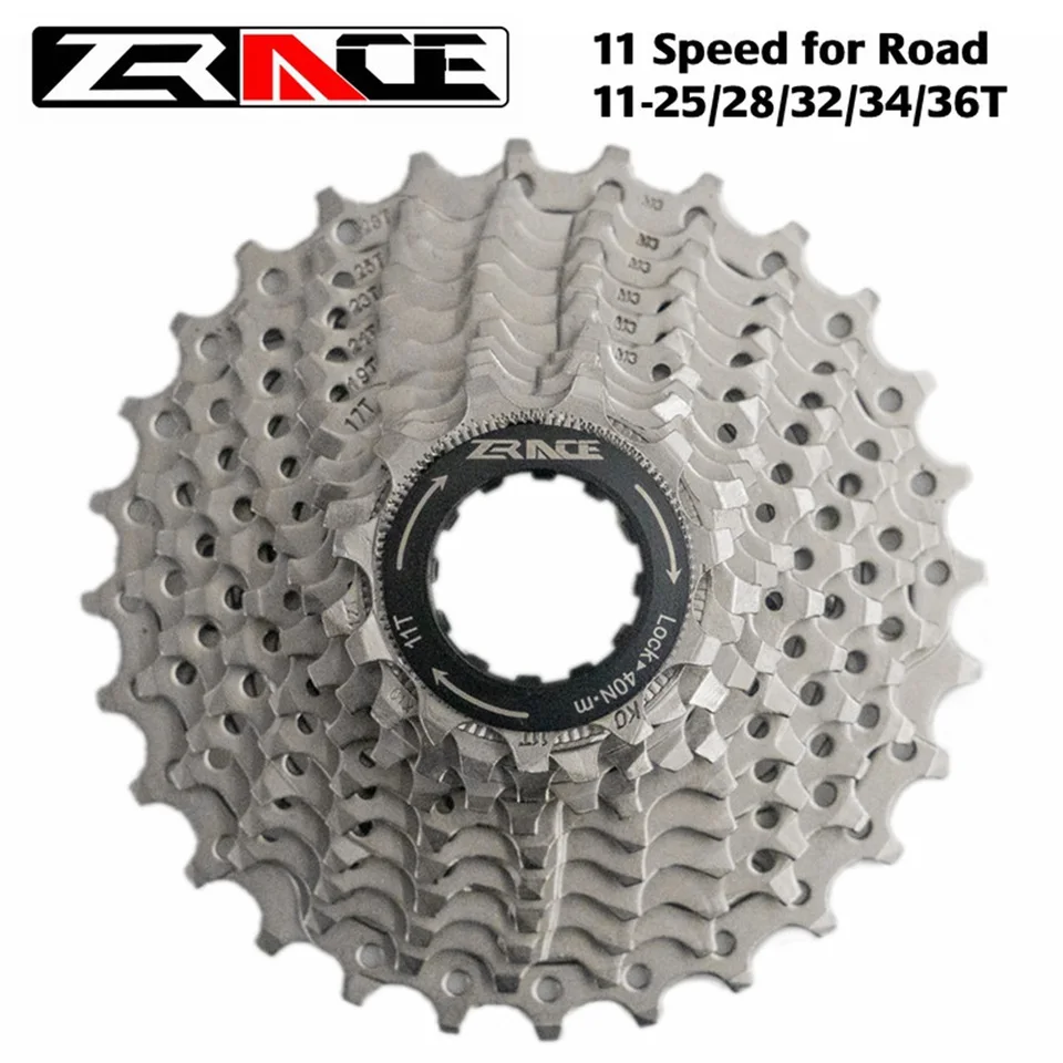 New Zrace 11S Road Bicycle Freewheel Cassette 11 Speed ​​MTB Bike Cassette 11-25T/28T/32T/34T/36T, kompatibilný s Ultegra 105