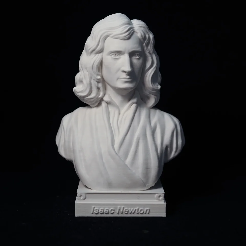 Newton ORAMENTS Sochy Model Ozdoby Bust Crafts Great Man Portrait Desk, 3D tlač Pla plastová materia