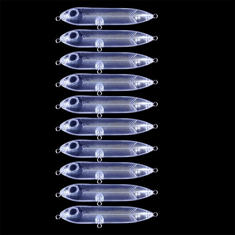 Newup 10ks prázdne Hard Lases 10cm Neatrné rybárske návnady Wobblers Lure Accessories
