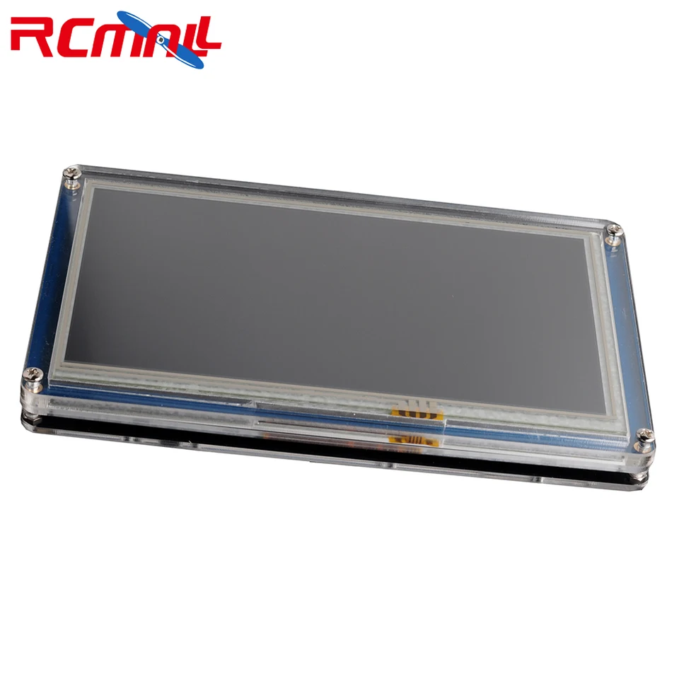 Nextion 7,0 palca USart HMI LCD Touch Display Modul TFT Screen NX8048T070 s akrylom priehľadným puzdrom pre Arduino Raspberry Pi