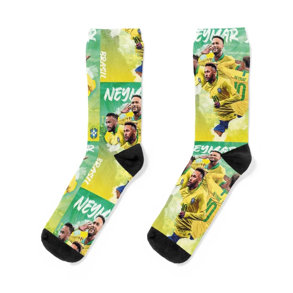 Neymar - 2020/2021 ponožky vyhrievané protišmykové futbal Custom Warm Winter Man ponožky dámske