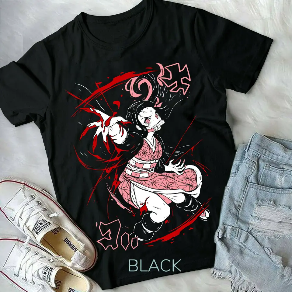 Nezuko tričko Démon Slayer Kimetsu no Yaiba Tshirt Nezuko Demon Tirla