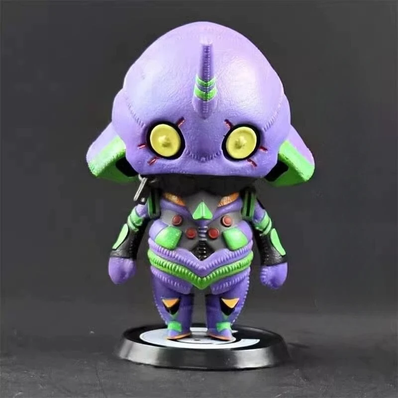 Neón Genesis Evangelion Anime Periférna EVA-01 Test Typ Karikatúra Q Verzia Verzia Dekoratívne ozdoby Darčeky pre chlapcov a dievčatá