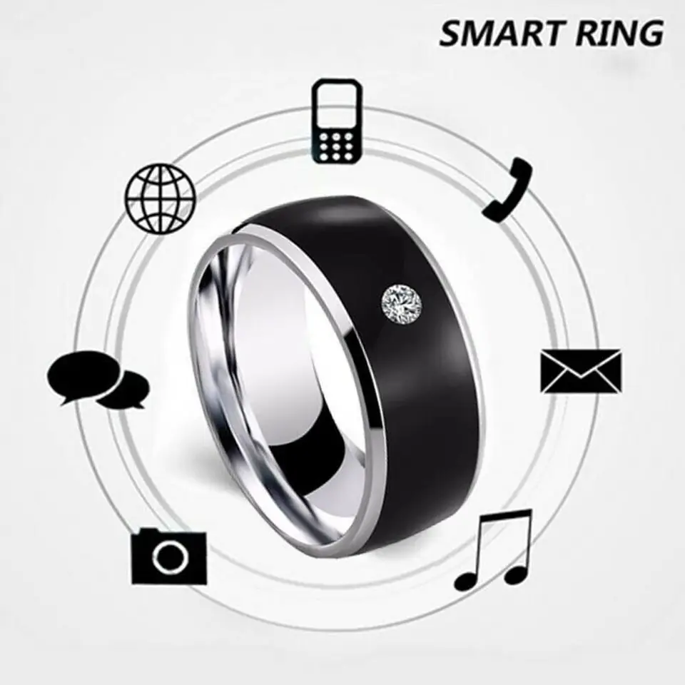 NFC Smart Finger Ring Intelligent Wear Connect Android Phone Equipment Rings Móda