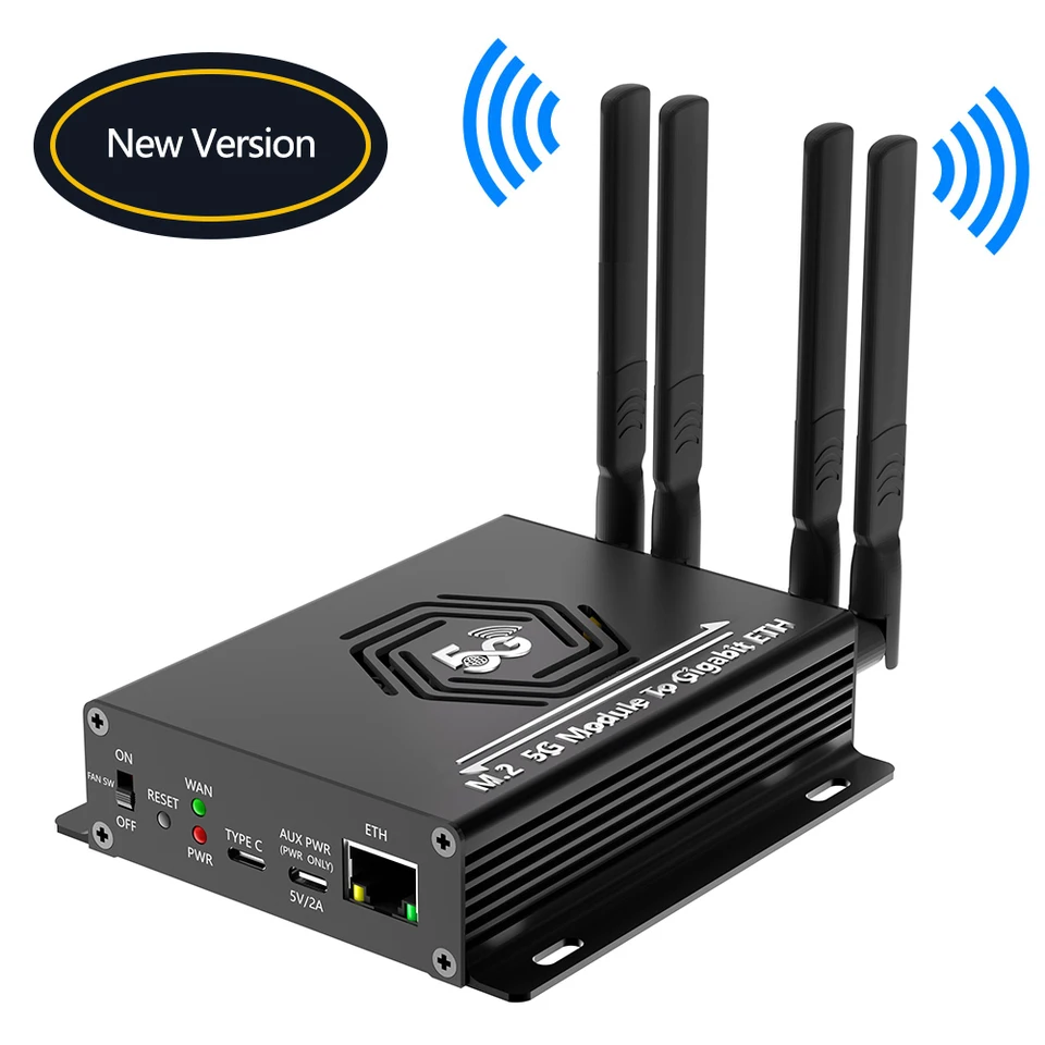 NGFF (M.2) 4G/5G Modul do adaptéra USB 3.0 s portom RJ45, Realtek RTL8125BG Controller