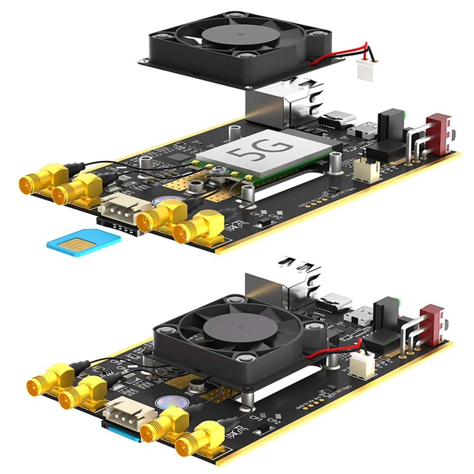 NGFF M.2 až USB 3.0 Adaptér s slotom SIM karty 4 anténa pre modul SIM/Micro SIM/Nano SIM 4G 5G LTE