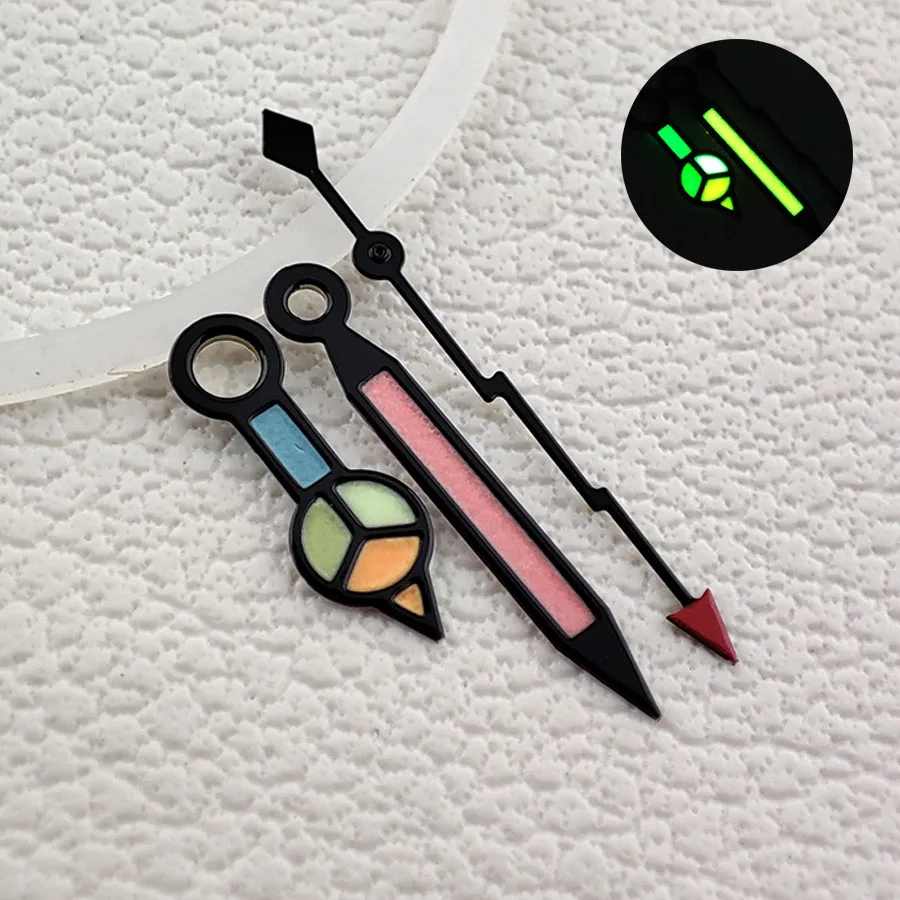 NH35 Hands Watch Accessories Color Lightning Hands Luminát Hodinky Needie vhodné pre pohyb NH35 36 4R 7S