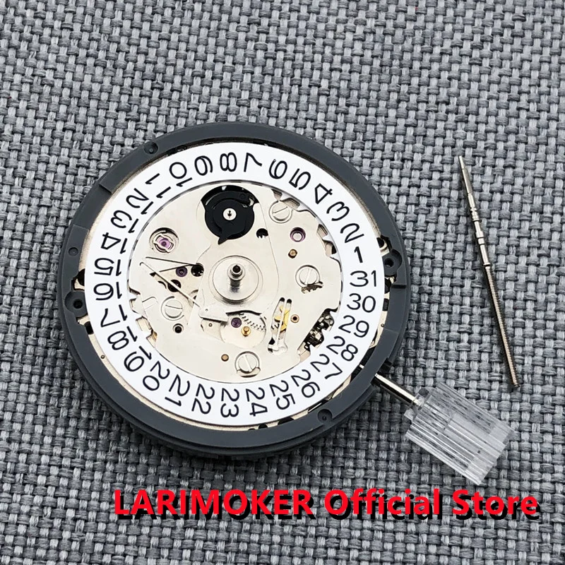 NH37 Vysoká presnosť Mechanické automatické hodinky zápästie White Date Set náramky Men pre zápästie