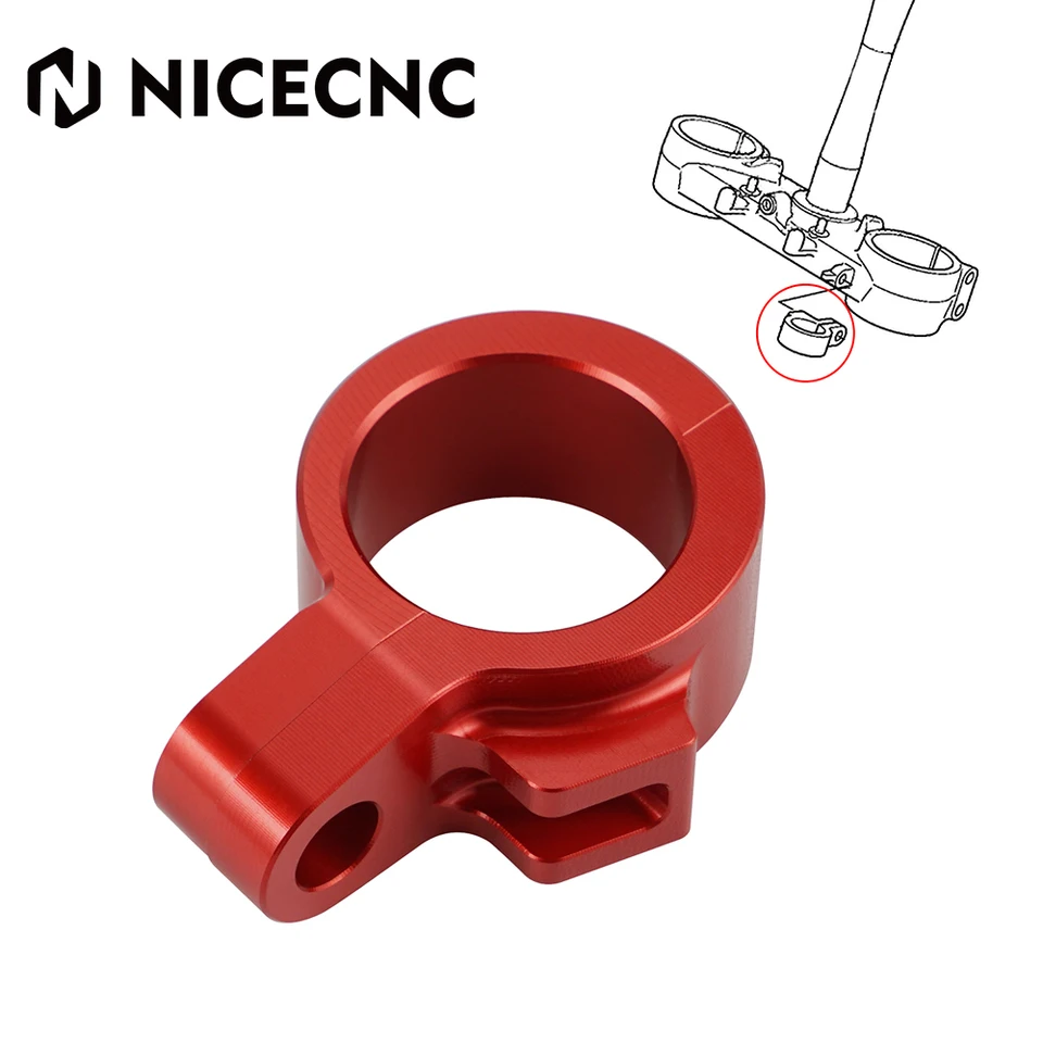 NICCECNC Sprievodca hadicami predného brzdového kábla pre Honda CR 125 250R 500R 80R CRF 150R 250 450 x XR 45468-KS7-830