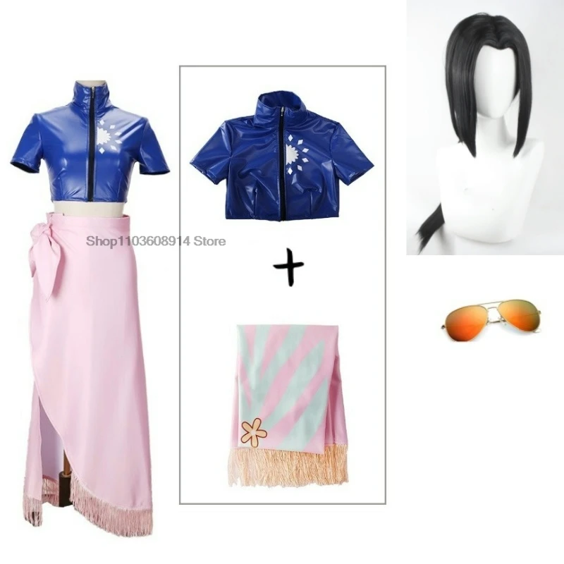 Nico Robin Cosplay kostýmy Top a zabalenie žien Anime Nico Robin oblečenie oblečenia outfits role