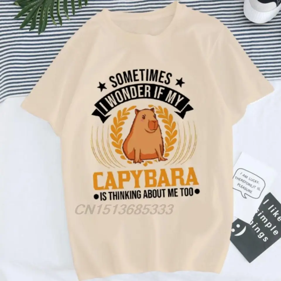 Niekedy sa pýtam, či moji kapybara muži vintage tričká Žiadne myšlienky hlava prázdna vtipná tričko