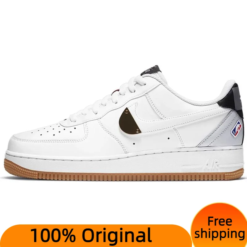 Nike Air Force 1 Low NBA White Grey Gum Sneakers Shoes s originálnou krabicou
