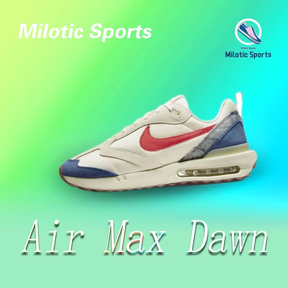 Nike Air Max Dawn Retro klasické bežecké topánky Nositeľné tenisky Pánske a dámske štýly biele modré