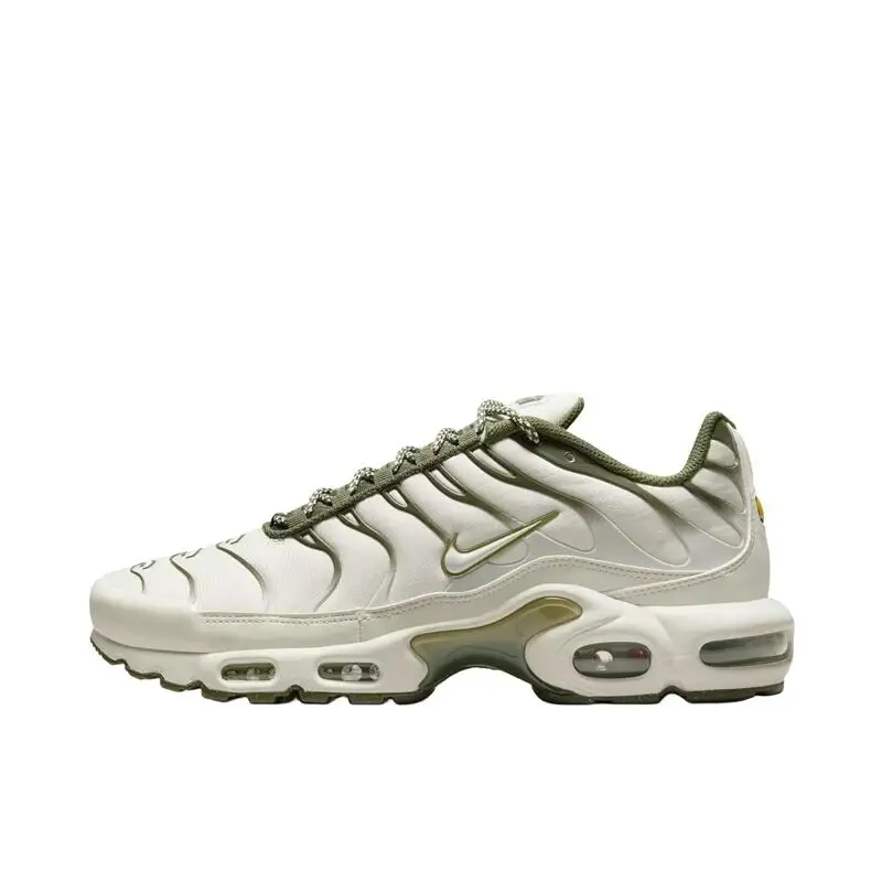 Nike Air Max plus pohodlný, všestranný, odolný, odolný, protišmyk, stabilný, jednoduchý život, príležitostné bežecké topánky pre mužov, Mi Green