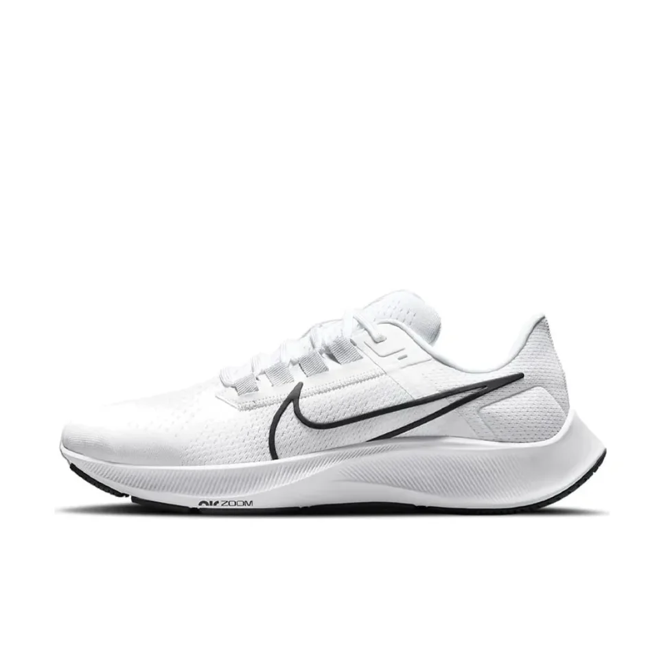 Nike Air Zoom Pegasus 38 Pohodlné nízko špičkové bežecké bežecké topánky Shot Absorbing a nositeľné pánske a dámske štýly biele