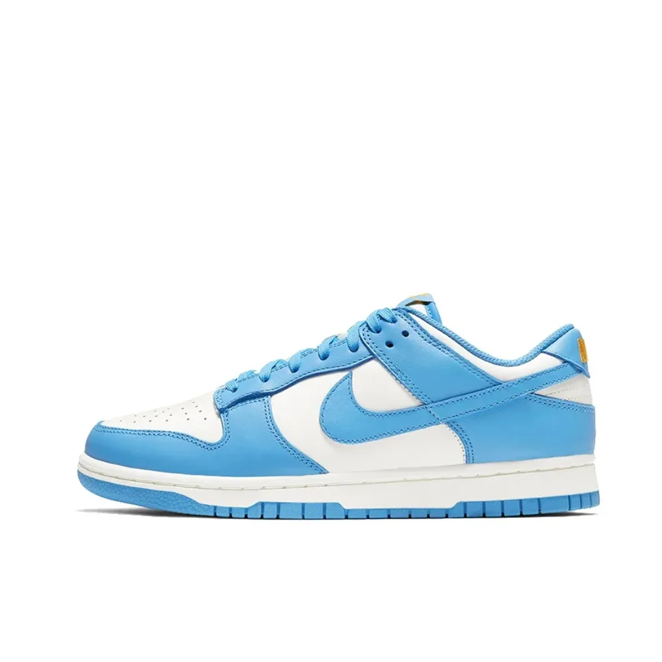 Nike Dunk Chocolate Pohodlné opotrebenie odolné voči sklzom odolné voči sklzom, ktoré sú neformálne nízko-topové dosky s bielym bielou farbou