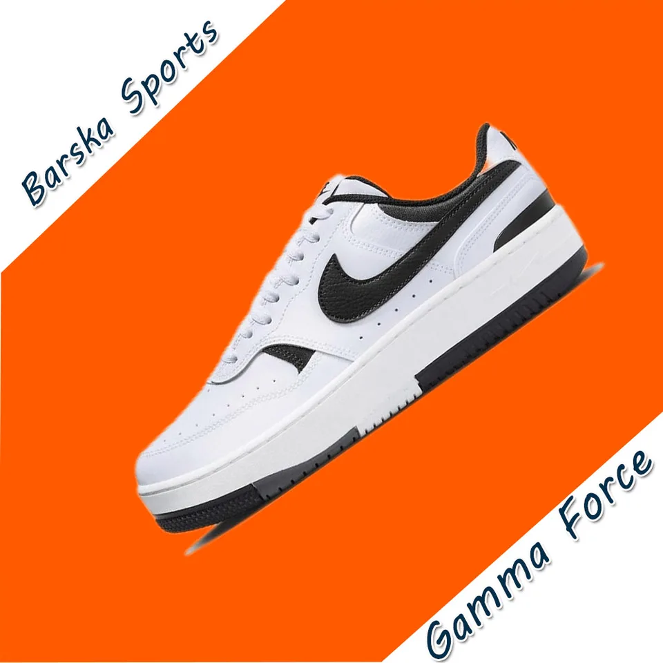Nike New Gamma Force Low Shoes Pánske a dámske neformálne módne tenisky Spring Non-Slip Nositeľné tenisky čiernobiele