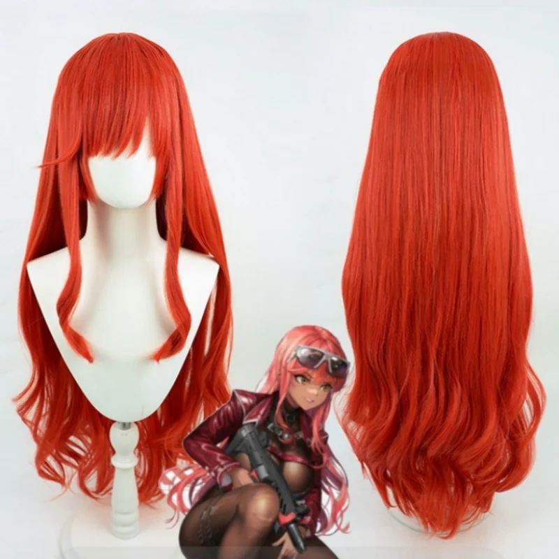 Nikke Cosplay Parochnica Zväzok 80 cm dlhé vlasy a parochňu