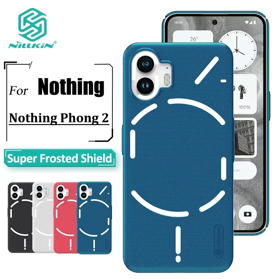Nillkin Hard PC Shield Pase pre nič pre nič za telefón 2 puzdro ultra tenký Hard PC proti odtlačku prstov protiprotnici odolný voči zadnému krytu