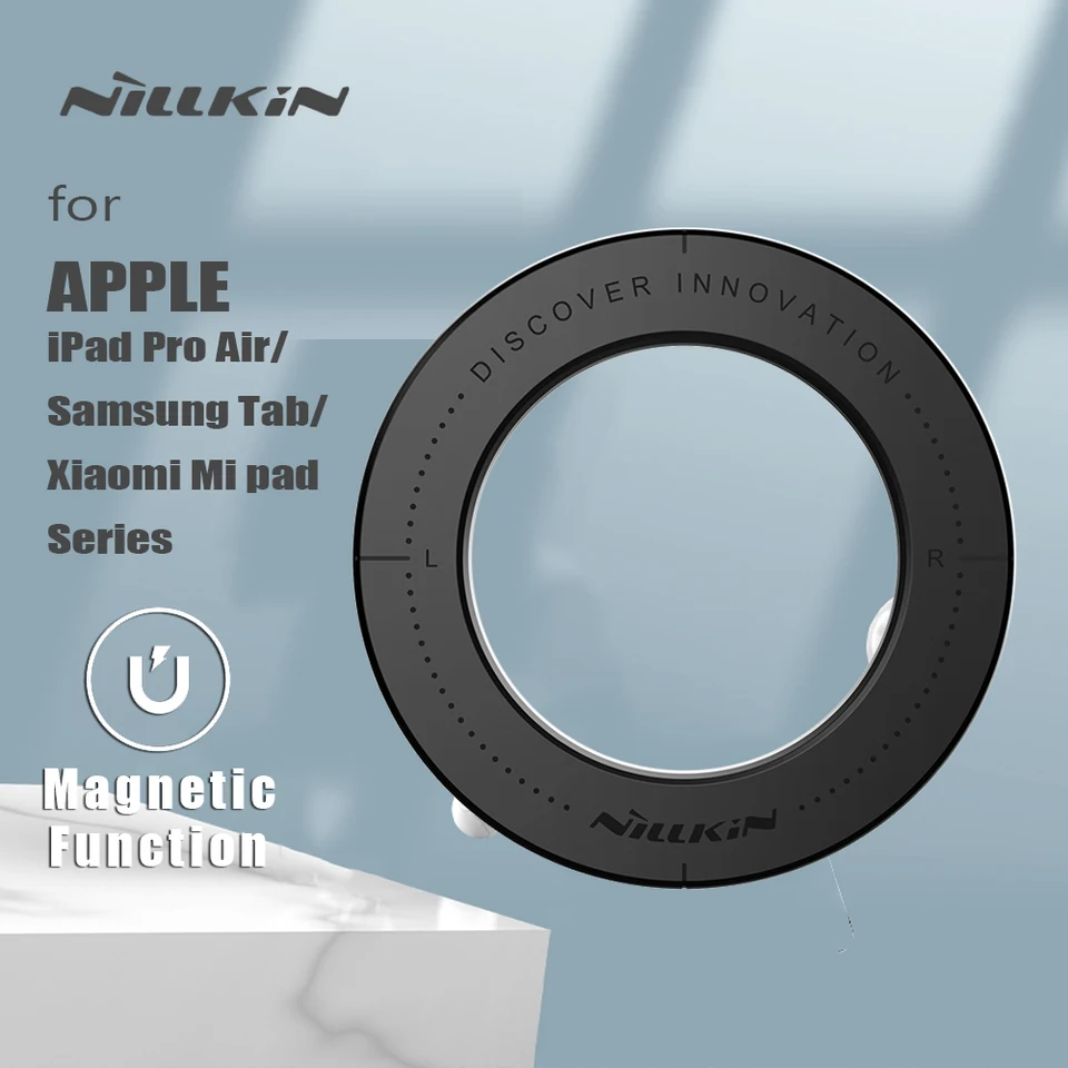 Nillkin Magnetic Ring Ultra pre Apple iPad Pro Air Samsung Tab S8 Xiaomi Mi Pad 5 12.4 Držiak nálepky SNAPHOLD PAD STACKER