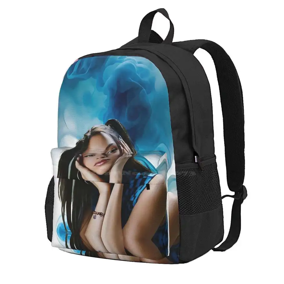 Nina Chuba Blue Smoke Hot Sale Schoolbag Batoh módne tašky Nemecko Ayliva Nemecká hudba Engeka speváčka Nina Chuba Style JMF