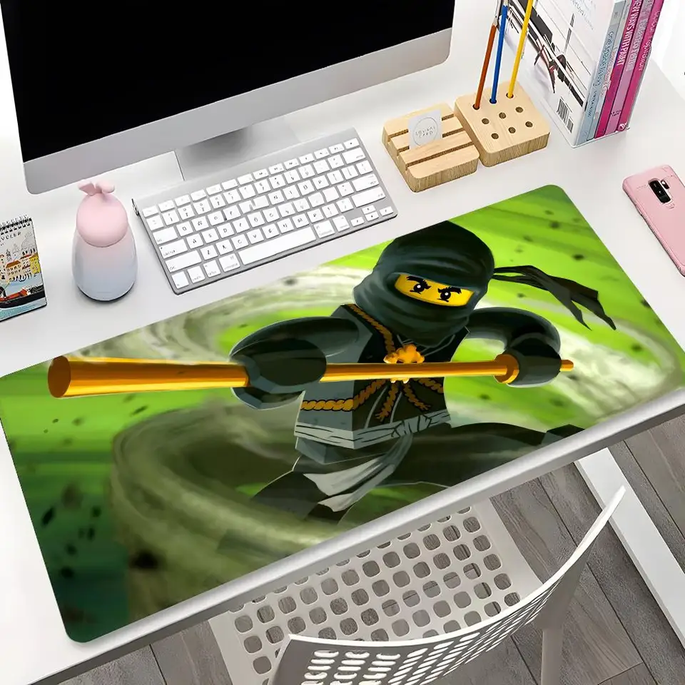 Ninjagoes myš mywaii podložka herná hrana hrana veľká počítačová hráč Veľký gumový umenia myš