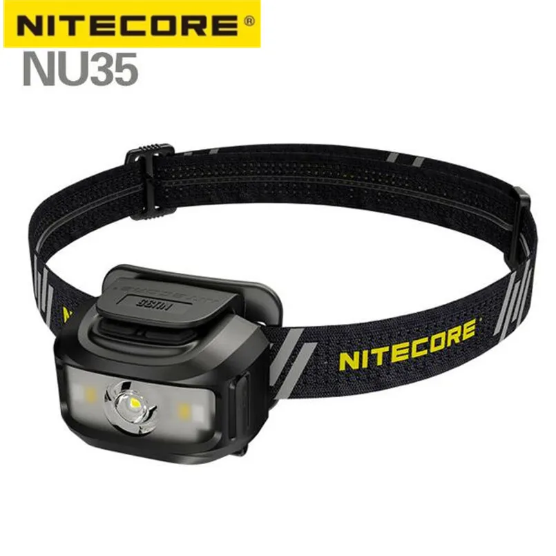 NITECORE NU35 svetlomet 460 LUMENS DUAL-Power Work LIGTER LANTERN XP-G3 S3 LED USB-C Nabíjateľná batéri