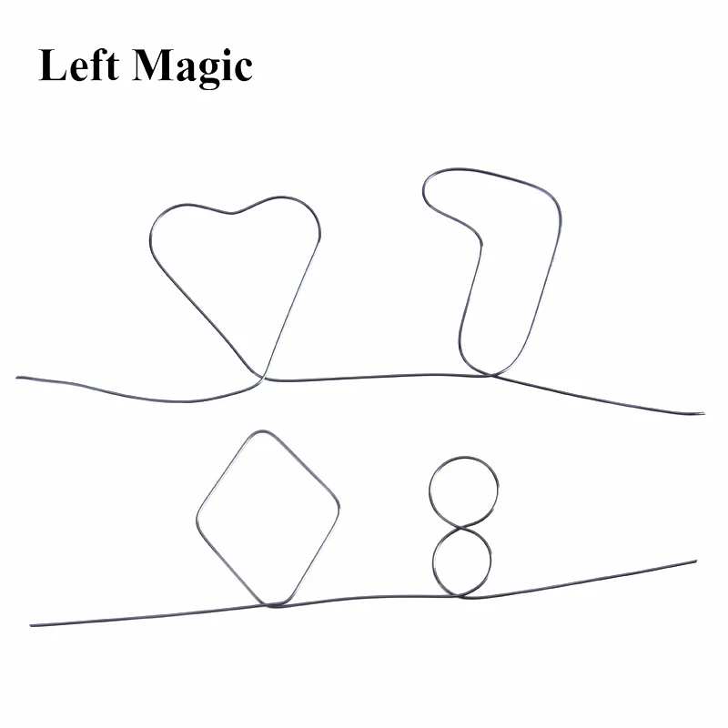 Nitinol Tvar kovovej pamäte drôt oheň Magic Triks sihir pamäť predikcia srdiečok 7 a 8 ilúzia kúziel