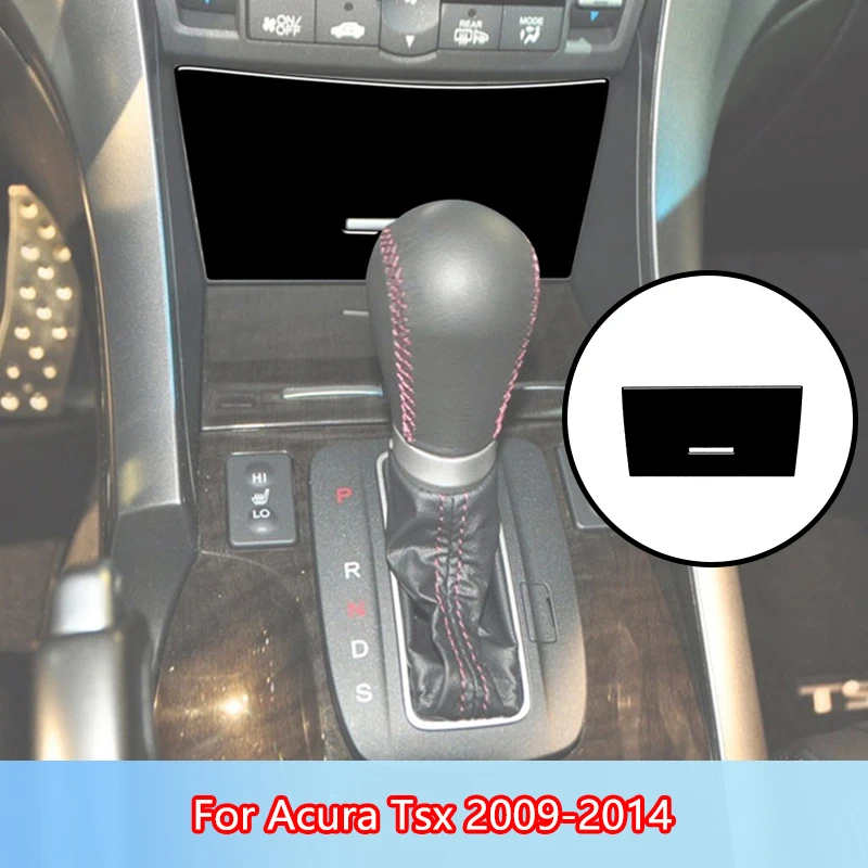 Nižšie Cimate Control Brand Nový ABS Gloss Black Stickers for Acura TSX 2009 2010 2012 2012 2013 2014