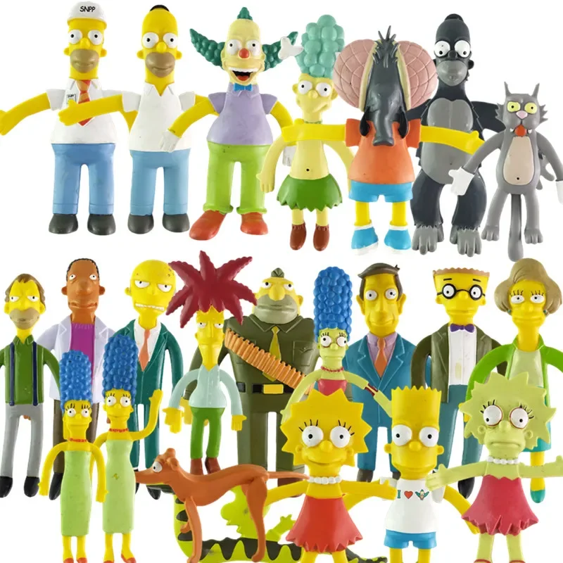 Nj croce the Simpsonas figure figurín ohýbateľné ozdoby Doll Dollies Accessories Fantasy figuríny Deti prítomné