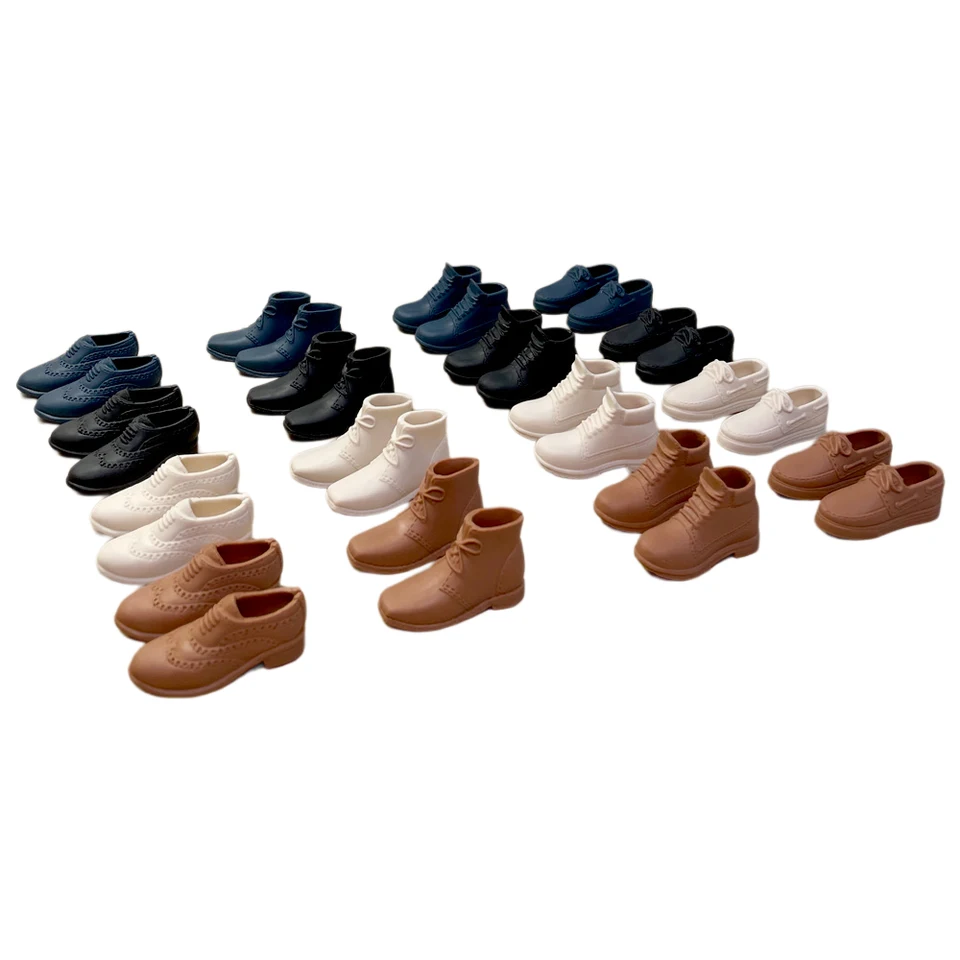 NK Fashion Boots for Boys '1/6 Doll Shoes topánky pre mužské bábiky pre bábiky Dolls Doplnky Obchodné podpätky Príležitostné papuče detská hračka JJ