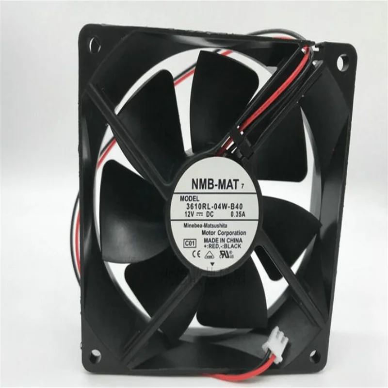 NMB-MAT 3610RL-04W-B40 DC12V 0,35A 9 cm 9025