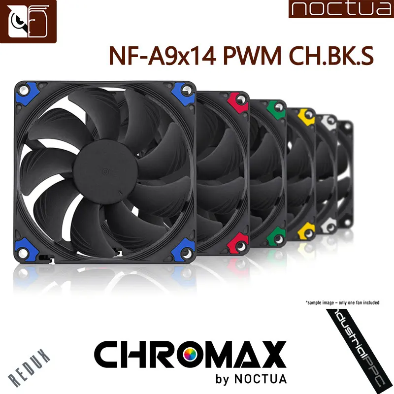 Noctua NF-A9X14 PWM chromax.black.swap ultrathin 92x92x14mm 92 mm ventilátor radiátora pre chladenie CPU CPU CUPU COPU