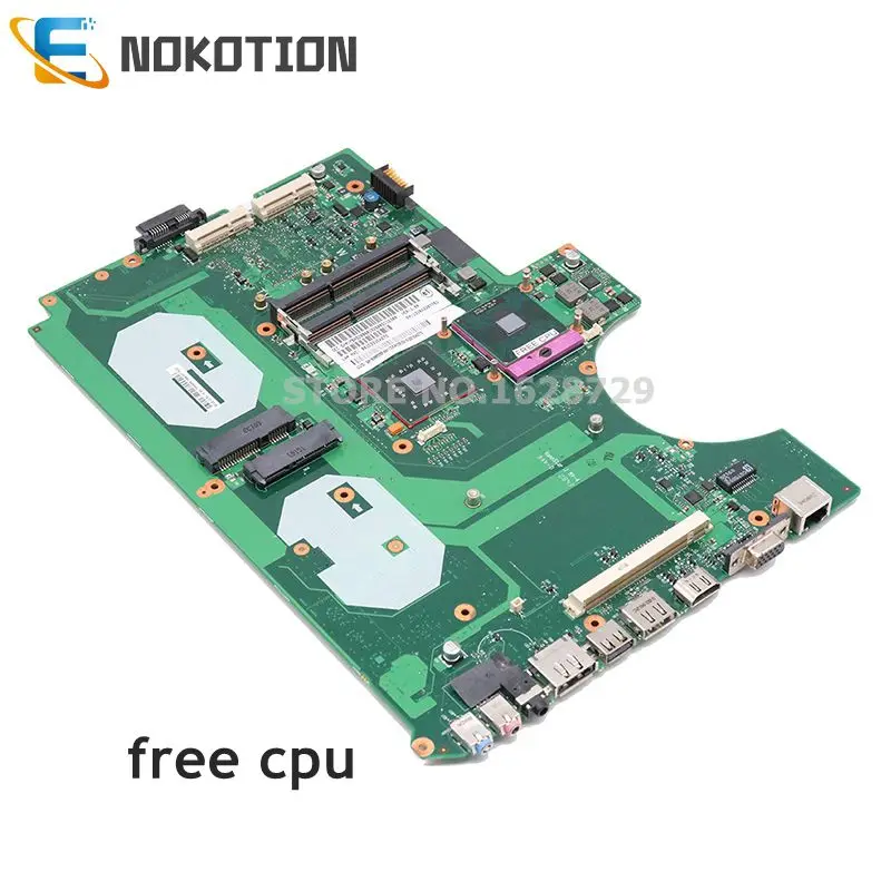Nokotion 6050A2207701 MBASZ0B001 LAPTOP pre základnú dosku pre ACER Aspire 8920G 8920 8930 8930G PM45 DDR3 zadarmo CPU s grafickým slotom