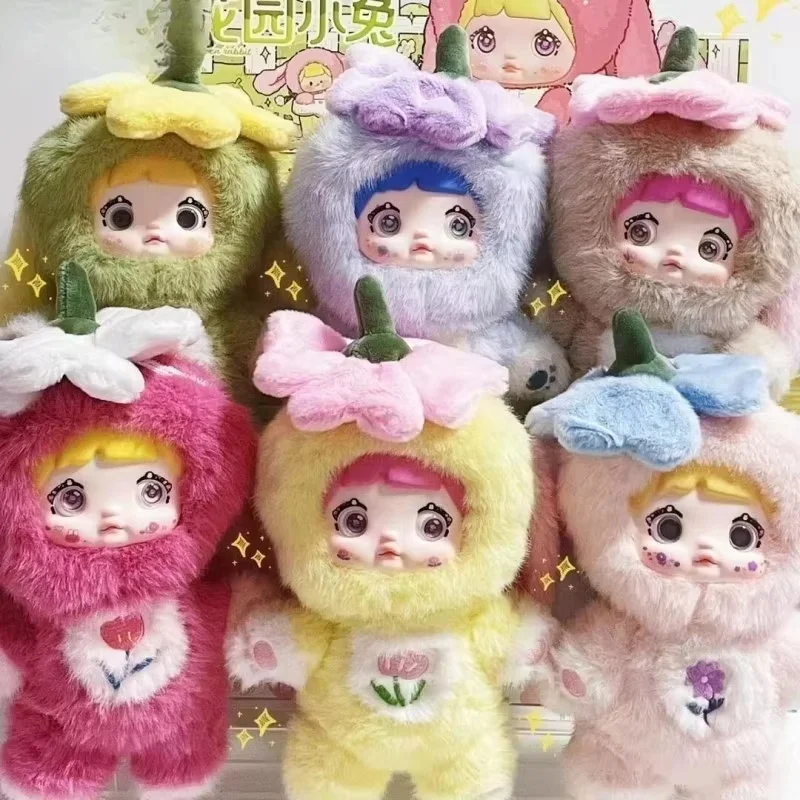 Nommi Garden Rabbit Series Vinyl Blind Box Nommi Rabbit Plush Tajomy Box Dolls Prekvapenie tašky batohový batoh prívesok