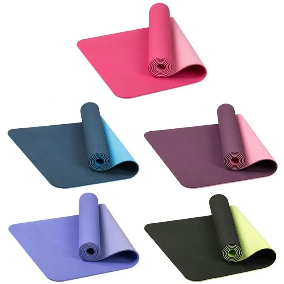 Non smyk kobercová podložka pre začiatočníkov TPE Gym Home Outdoor Fitness Cvičenie cvičenie pilates jogy koberec koberec