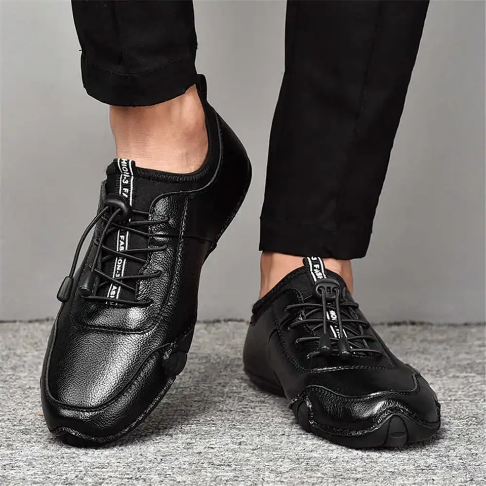 Nonsslip Maucassin Men Skate Suve Shoe Casy Pánska topánka veľkosť 48 béžové tenisky Šport novú sezónu Lofer Skow Low Ponuka