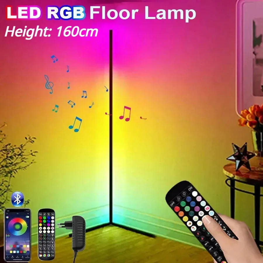 Nordic Dlass Lamp pre spálňu obývacia izba Bluetooth WiFi RGB LED svetlá s diaľkovým moderným domácim dekoráciou nočná bradavka