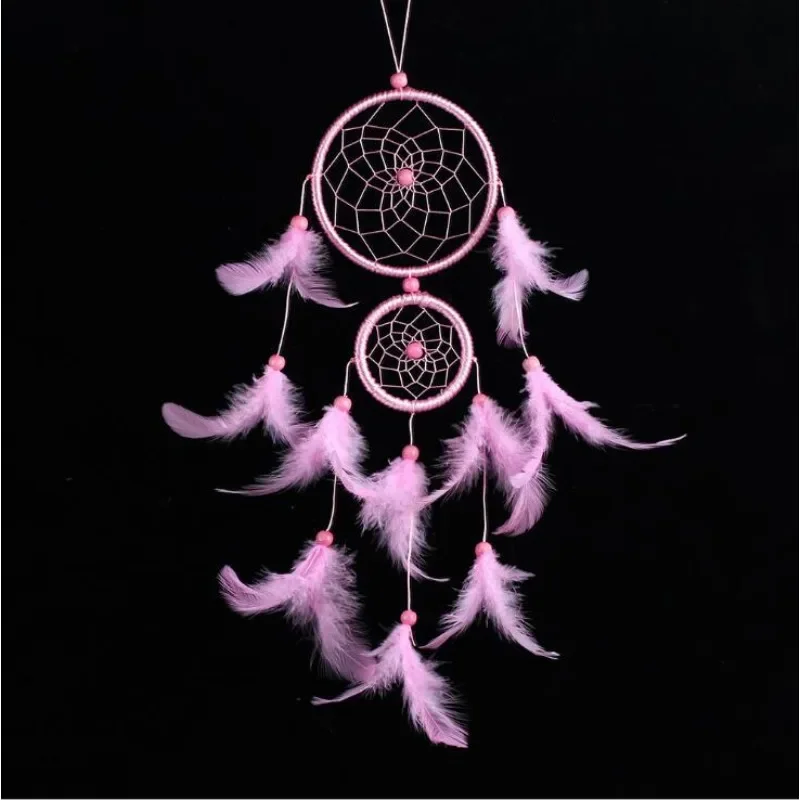 Nordic Dream Catcher Room Decor Feather tkanie tkania doháňania snov Angle Dreamcatcher Wind zvonkohry indický náboženský maskot