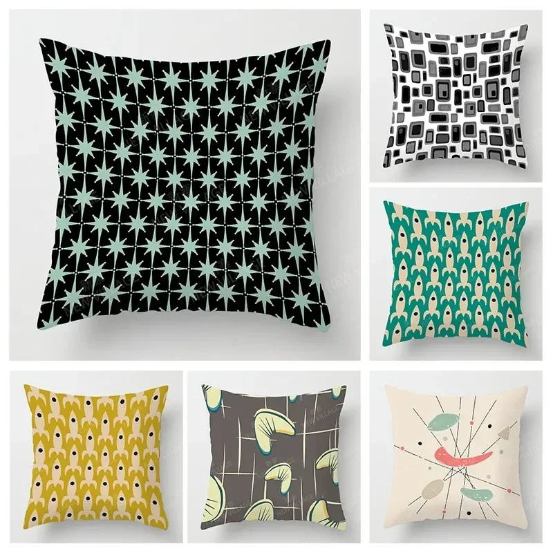 Nordic Fall Home Decor Autumn Throw vankúš vankúš Puzdro Sofa vankúš Moderné 45x45cm 45*45 50x50 60x60cm 40*40 40x40 Geometria 60*60 60*60 60*60