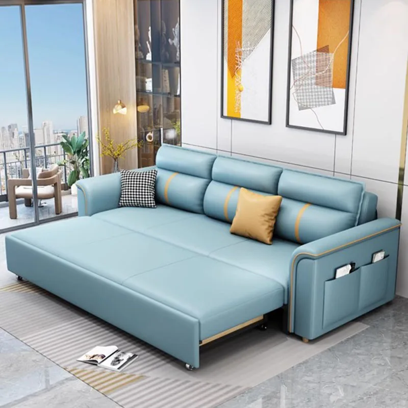 Nordic Fancy Sofa Skladacia posteľ luxusný útulný moderný obývacia izba Obývacia izba Sofa