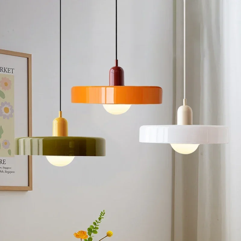 Nordic Glass Openant Lights 35 cm jedáleň visiace lampa pre spálne obývacie izby Študujte vnútornú domácu dekoráciu lesk