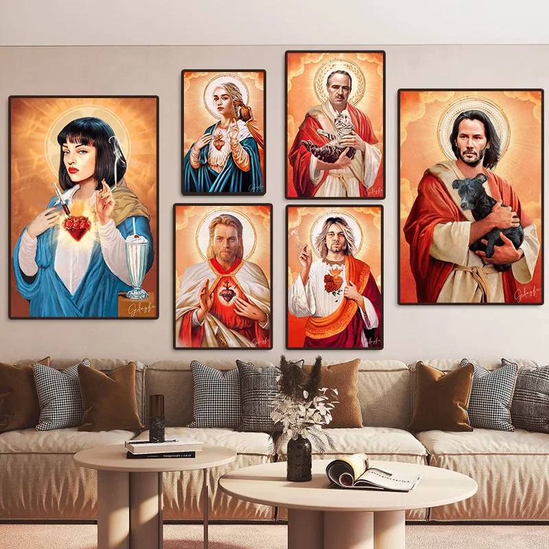 Nordic Goddess Mia Film Ježiš kreatívny plagát estetický mýtus film Singer Singer Wall Art Pictures Canvas maľba domáci dekor