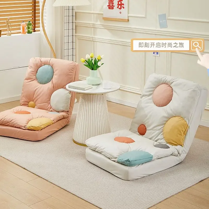 Nordic Lazy Sofa Disling Sleeble Bed Skladanie operadla Skladacia stolička Spálňa Tatami Balkón Island Obývacia izba Sofas