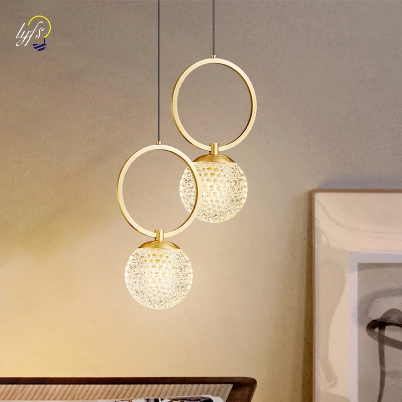 Nordic LED prívesok Svetelná svetlo zavesená lampa vnútorné osvetlenie Domáca dekorácia jedále