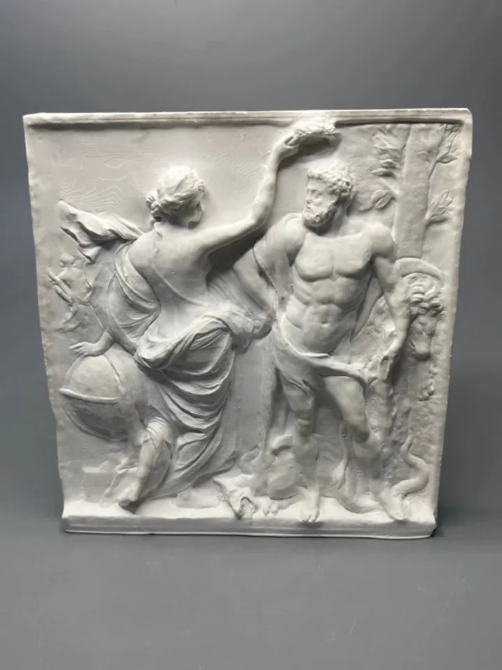 Nordic Retro Roman Hercules Socha Priepustná socha Lietajúce umelecké diela Desktopové ozdoby
