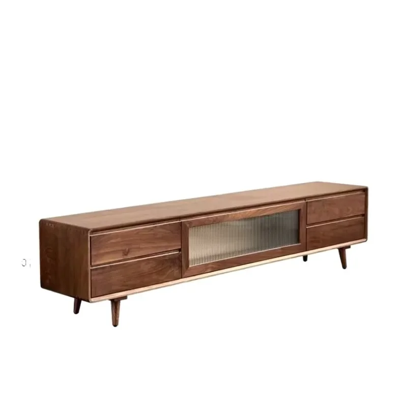 *Nordic Simple retro retro masívne drevo TV skrinka