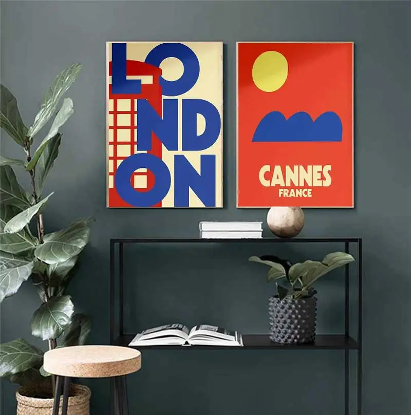 Nordic Simple Wall Art Cityscape London London