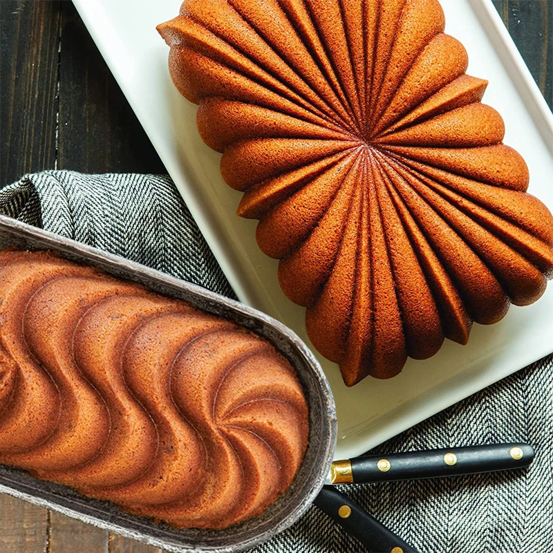 Nordic Ware Classic Fluted Loaf Pan Silikone Pekáva podnos pre pečivo na pečivo, 6 šálok