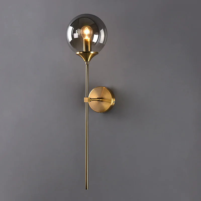 Nordická nástenná lampa Moderné LED nástenné lampy pre obývaciu izbu spálňa Domáca dekorácia nočné zlaté steny svetlo svietidlá kúpeľňové zrkadlo svetlo